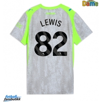 Manchester City Rico Lewis #82 Tredjedrakt Dame 2025-26 Kortermet
